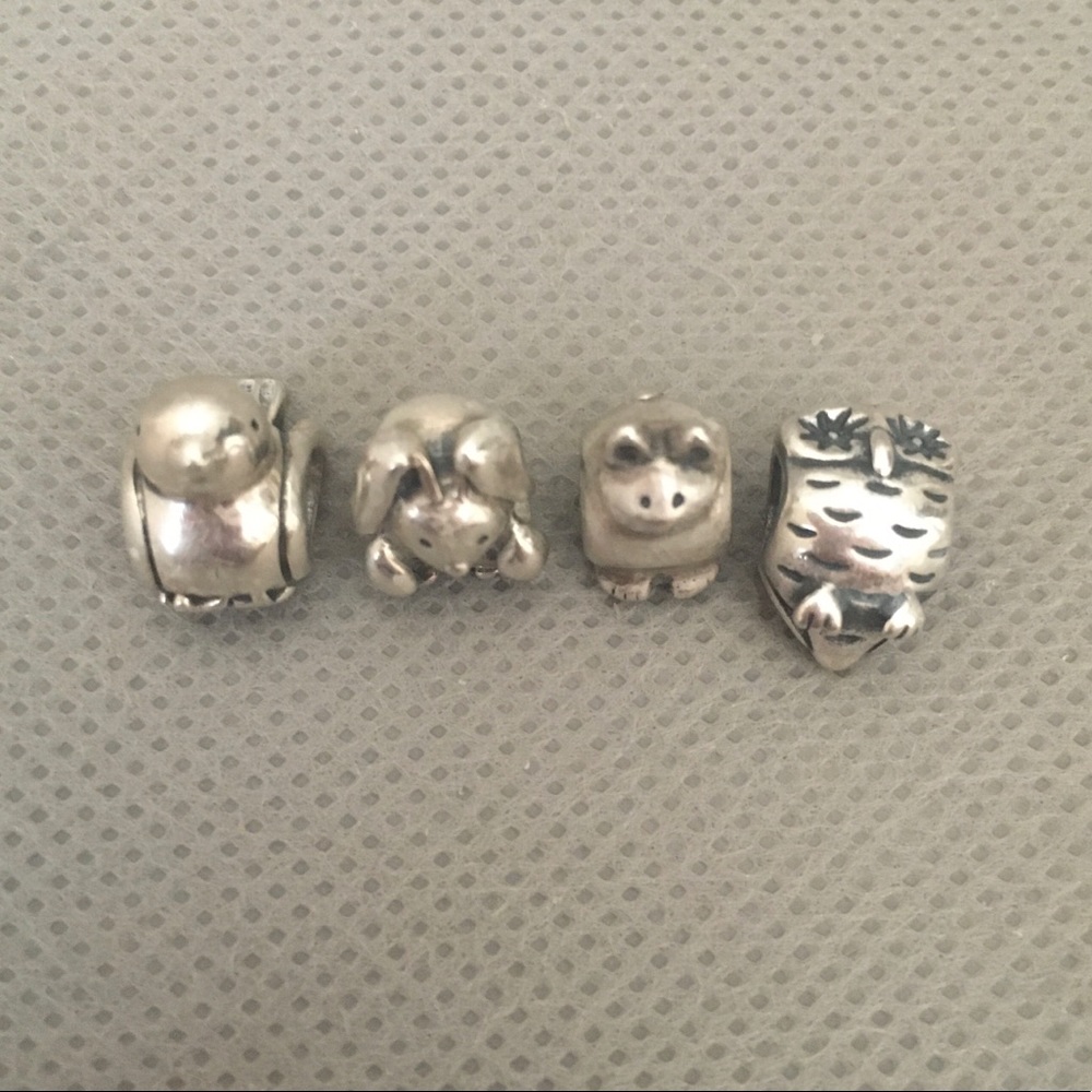 RETIRED authentic Pandora charms (animal set)